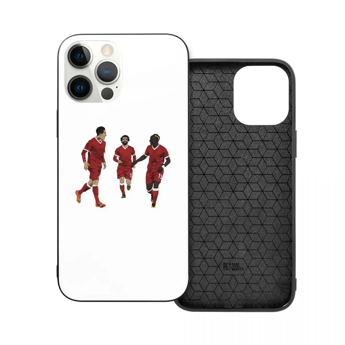 

Thrilling Three PC Glass TPU Phone Cover for iPhone 12 11 Xs Xr X Pro Max Mini 7 8 Se2 Plus 6 6S