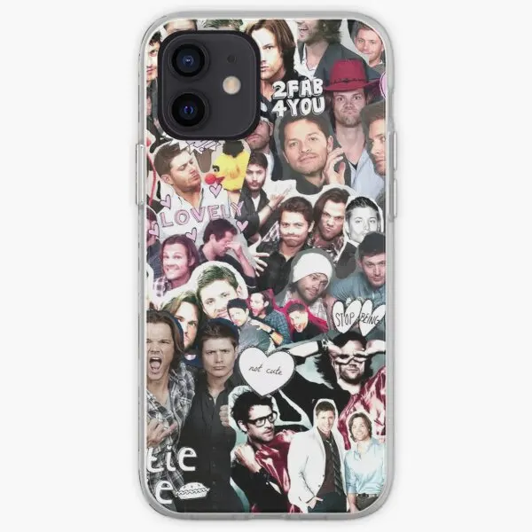

Supernatural Collage Phone Case for iPhone X XS XR Max 11 12 13 Pro Max Mini 6 6S 7 8 Plus 5 5S SE TPU Print Dog Soft Silicon
