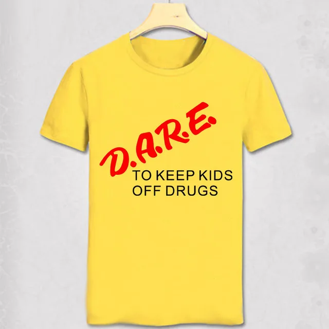 Dare To Keep Kids Off Drugs футболка стойкая к лекарствами милитари брендовая хлопковая