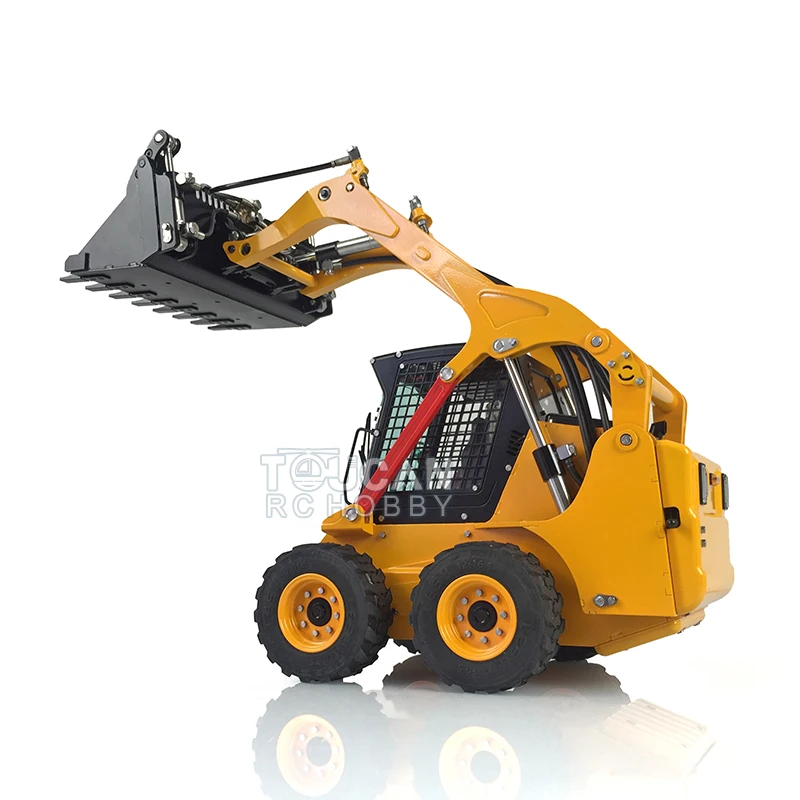 

In Stock LESU 1/14 Metal Hydraulic Wheeled Skid-Steer RC Loader Aoue LT5H DIY Model Toys Gits TH17188