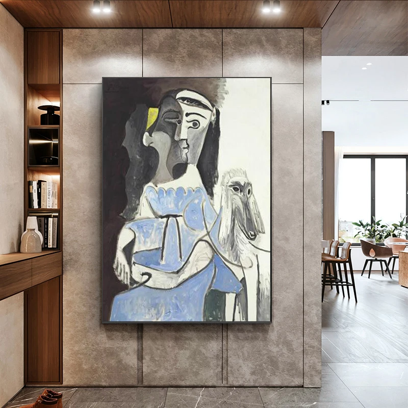 

Picasso Home Decor Abstract Paintng Nightmare Before Christmas Wall Pictures for Living Room Wall Art Canvas Unframed Poster