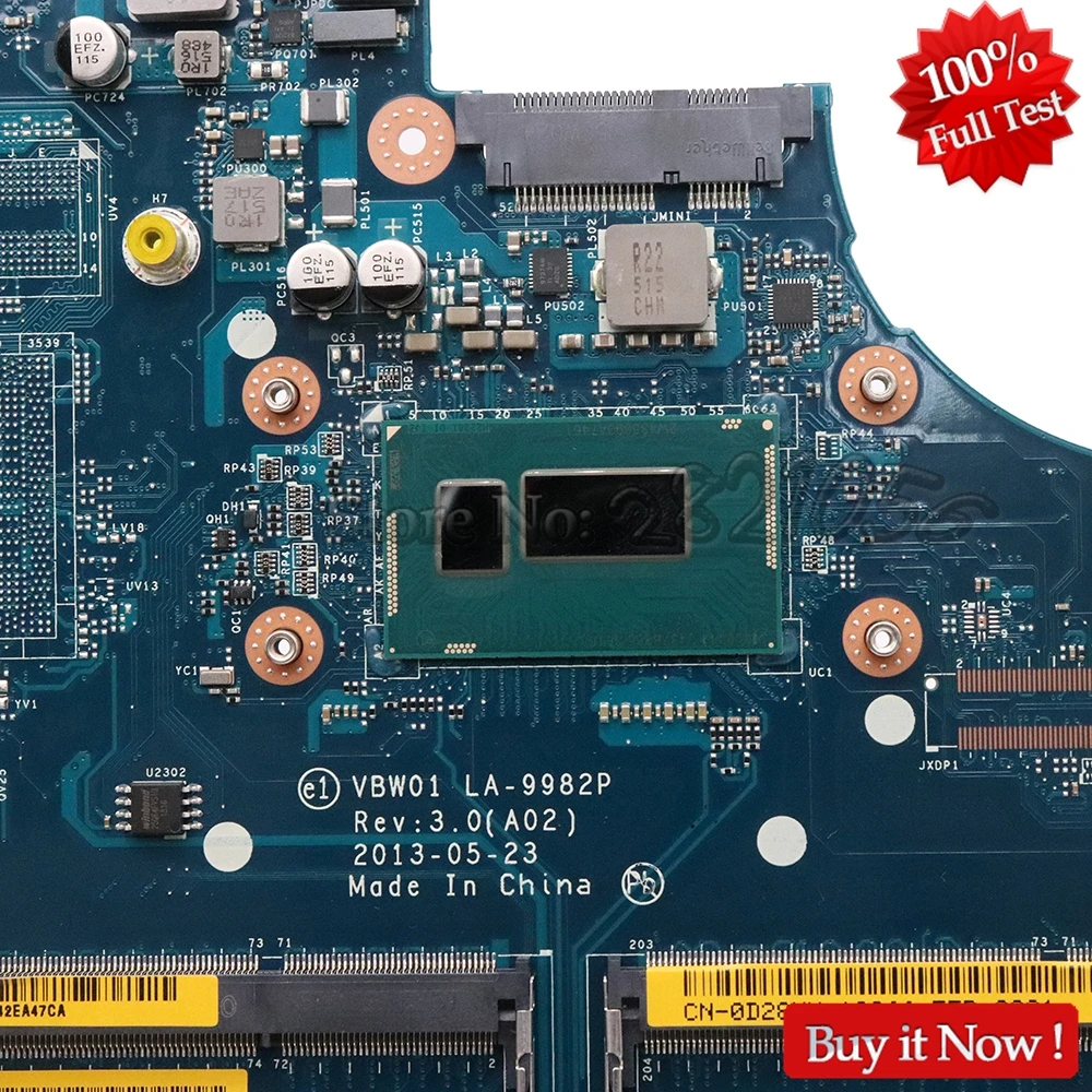 NOKOTION CN 0D28MX VBW01 LA 9982P для Dell Inspiron 15R 5537 3537 материнская плата ноутбука 2955U цп DDR3 полный