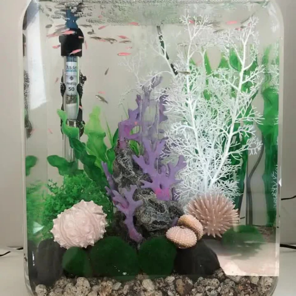 

Acuario, Круглый, индивидуальный, цилиндрический, акриловый, светодиодный