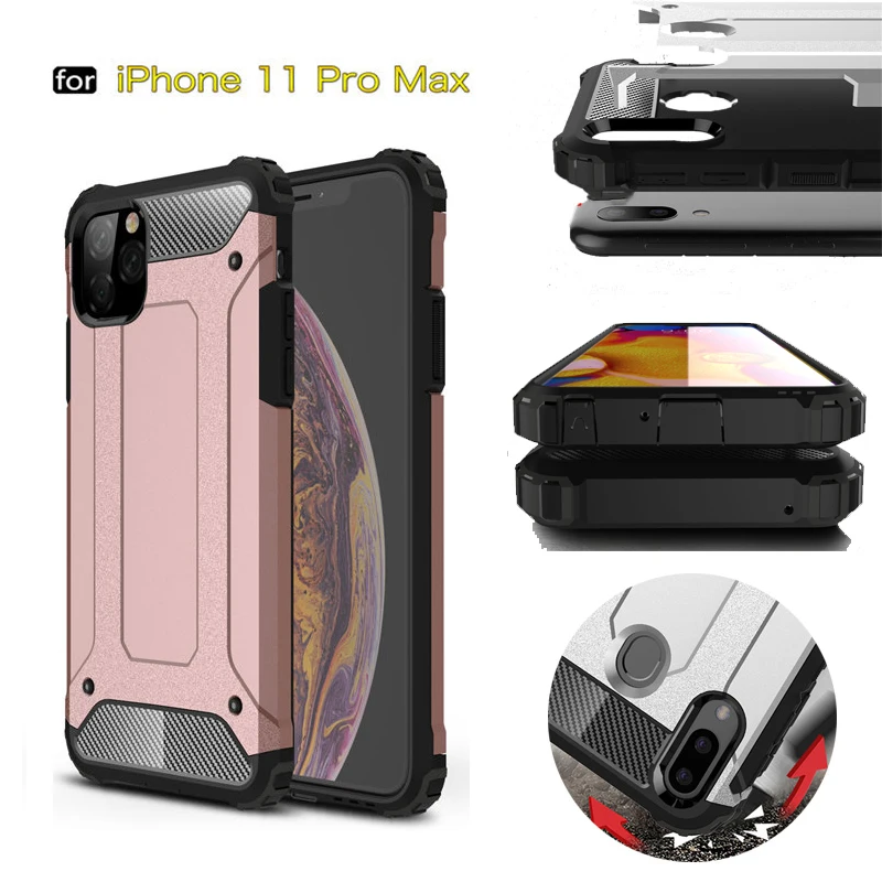 Противоударный защитный чехол для iphone 11 pro Max Pro XR XS MAX силиконовый Жесткий Чехол 8 7