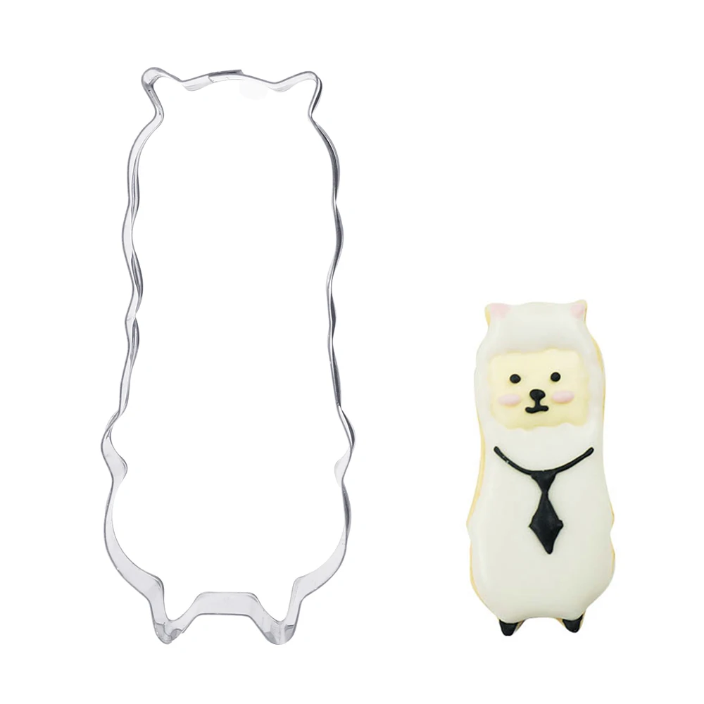 

Alpaca Cookie Cutter Stainless Steel Baking Tool Candy Biscuit Mold Cake Decorating Tool DIY Stamps