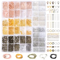 diy earring making accessaries hypoallergenic eye pin jump rings extend chain claps earring hook jewelry making finding supplies
