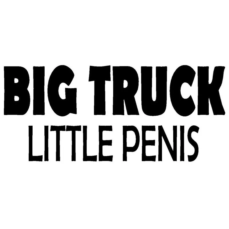 

Interesting BIG TRUCK Car Styling Decal Vinyl KK Car Window Cover Scratches Waterproof PVC 15cm*7cm