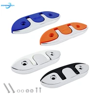 marine hardware 120mm sailboats flip up folding pull up cleat dock deck boat kayak hardware line rope mooring cleat accessories
