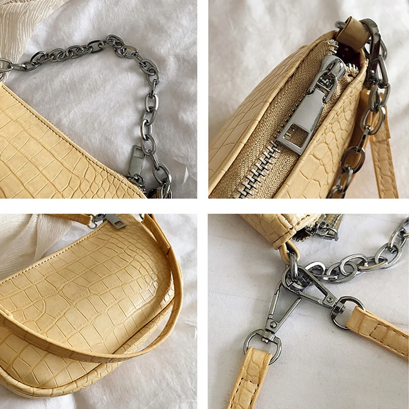 

Fashion Underarm Ladies Hand Bags High Quality Crossbody Bags For Women Chains Luxury Handbags Women Bags 2020 Bolsas Feminina