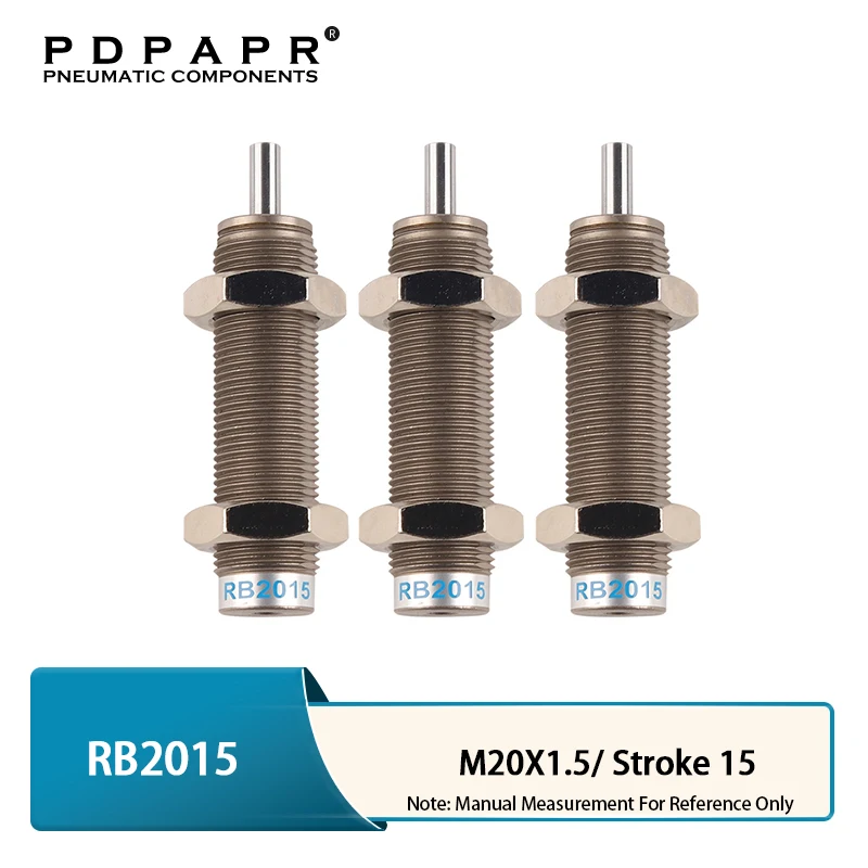 

RB2015 RB Series 15mm Stroke Pneumatic Hydraulic Shock Absorber Adjustable High Quality oil pressure Hydraulic Buffer