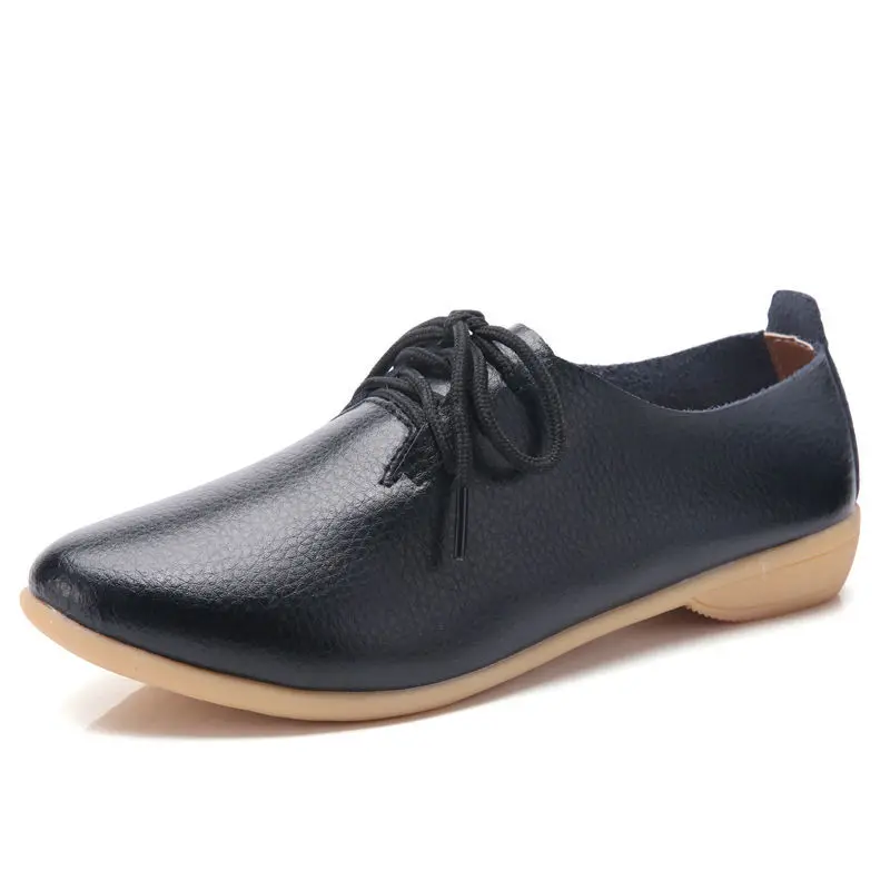 

Genuine Leather Summer Loafers Women Casual Shoes Moccasins Soft Pointed Toe Ladies Footwear Women Flats Shoes Female Fashion