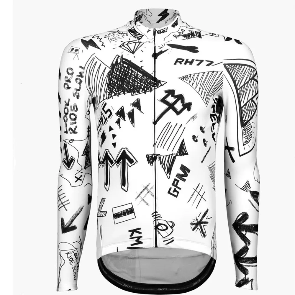 

Rh77 Unisex Sweatshirt Cycing Jerseys Long-Sleeve Spring And Autumn Bicycle Racing Clothing Thin Jacket Maillot Ciclismo Hombre
