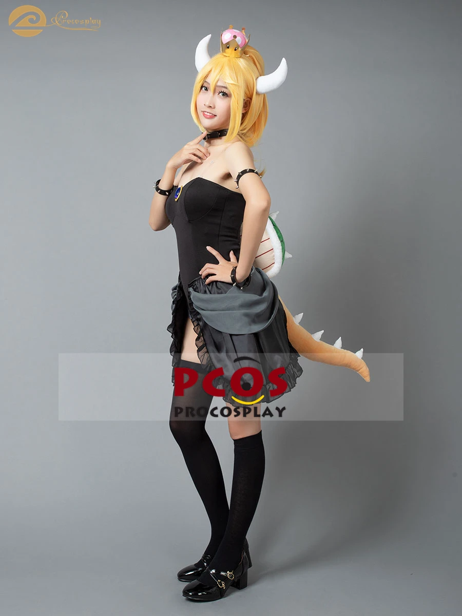 Новинка* ; костюм для косплея «Super Mario Bros Bowser Kuppa Koopa Hime»; маскарадный костюм принцессы Bowsette; mp004229