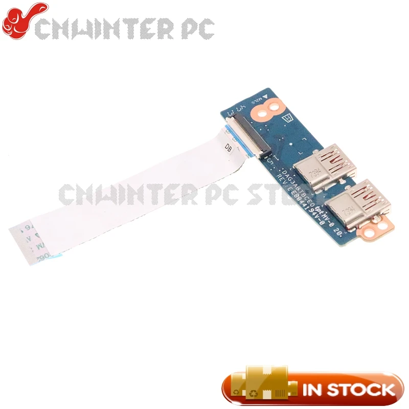 

NOKOTION DAG3ABTBCE0 DAG3AATBAD0 For HP OMEN 15-CE 15-CE006TX TPN-Q194 Original Notebook USB Board L17321-001 with cable