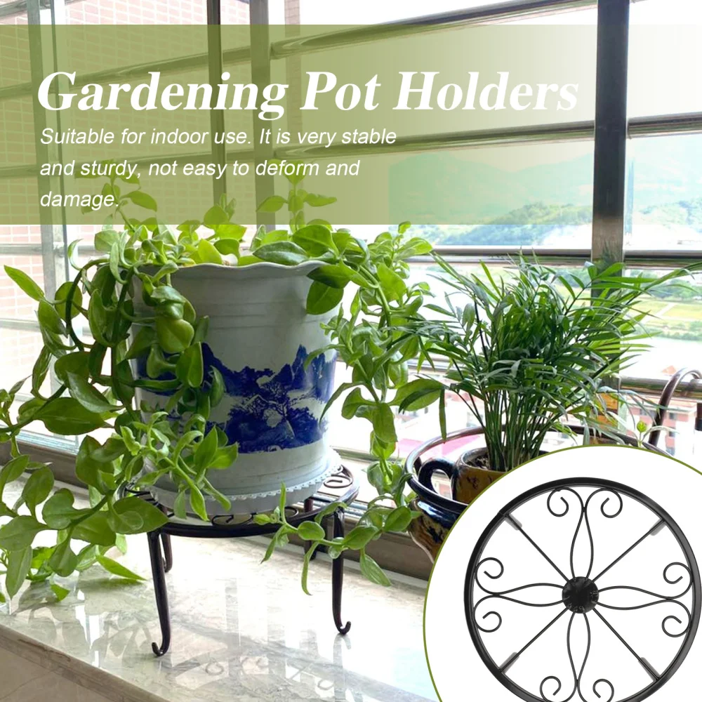 

3Pcs Outdoor Flowerpot Racks Decorative Bonsai Bases Gardening Pot Stands