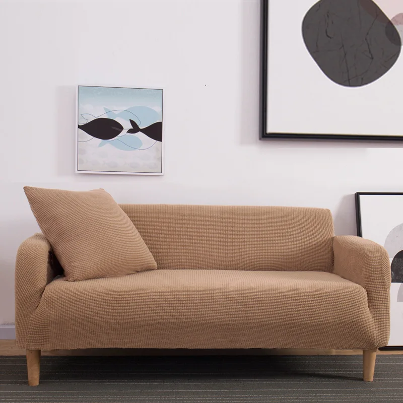 

Plaid Thick Elastic Sofa Protector Solid Plaid Sofa Covers For Living Room Cover Corner Sofa Slipcover Home Decor 1/2/3/4-seater