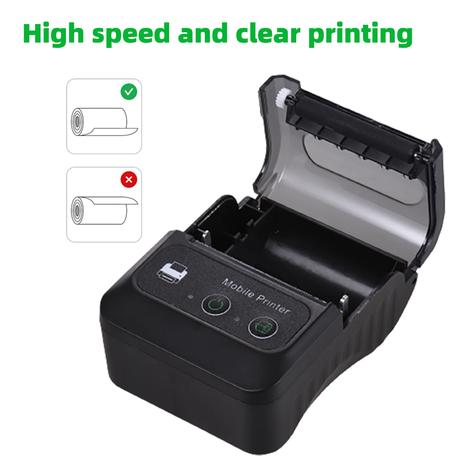 

58mm принтер для ногтей portable printer Handheld Wireless Bluetooth Thermal Bill Printers
