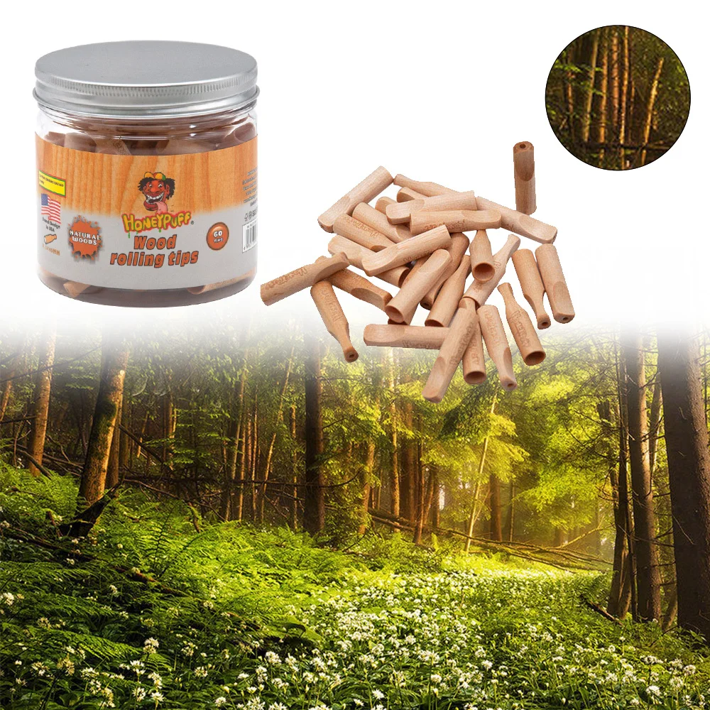 Наконечники для фильтра с натуральным деревянным вкусом 40 мм|Аксессуары сигарет|