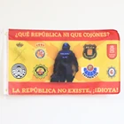 Флаг Испании с крестом бордовой империи испанской империи Круз де Сан Андрес фраза Каталония не существует