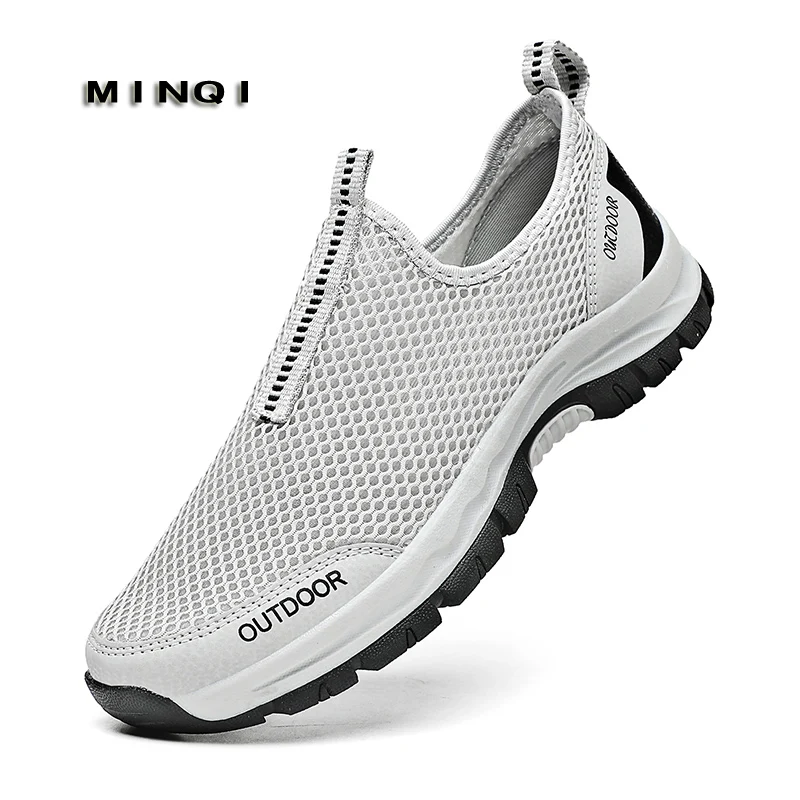 

2021 summer men's vulcanized shoes sports shoes mesh outdoor casual shoes breathable non-slip light shoes men's loafers