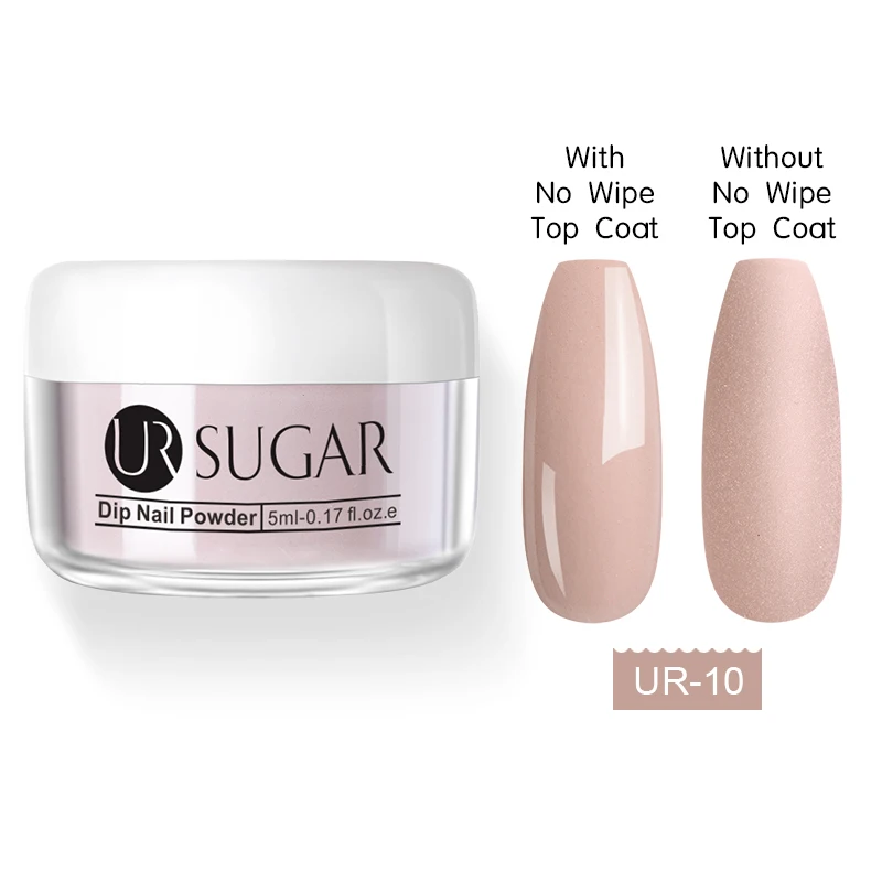 UR-10 Ur Sugar погружающаяся пудра для ногтей матовый эффект Блеск Пигмент натуральный сухой хром для гель-дизайна ногтей украшения маникюра 5 мл - Цвет: UR-10