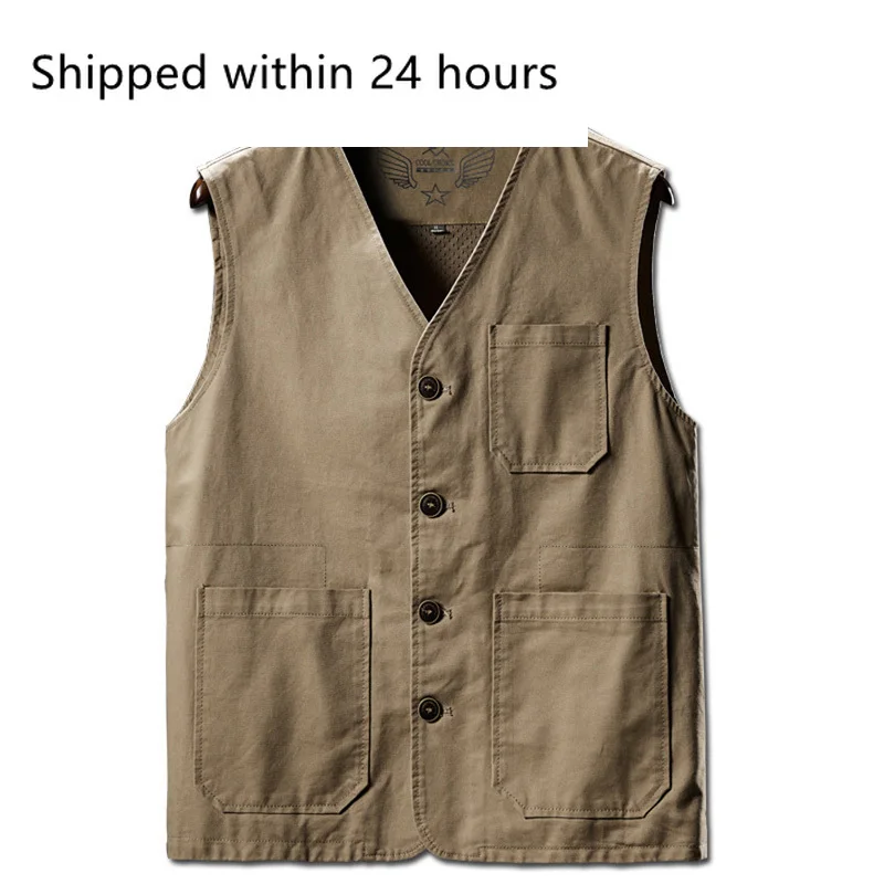 

Summer Men's Vests Casual Man Cotton Breathable Mesh Vest Sleeveless Jackets Man Outwdoor Fishing Waistcoats Clothing 8XL