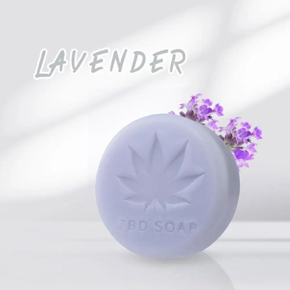 

Cbd Lavender Handmade Soap Cleansing Oil Control Clean Moisturizing 80g Bath Soap Skin Body Beauty Care Refreshing S9l0