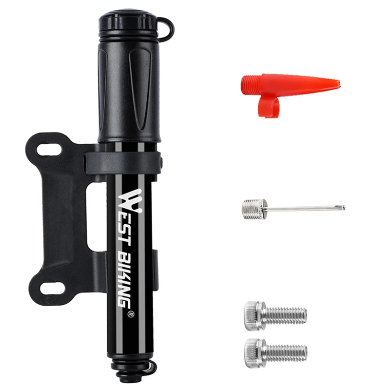 

Hand Mini Bicycle Pump Tire Air Inflator Valve Ball Needle Hose MTB Accessories Portable Bike Pump