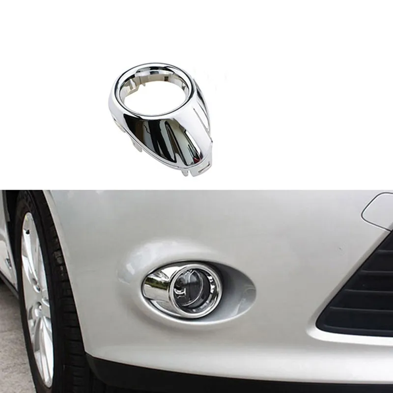 Стайлинг автомобиля крышка рамы передней противотуманной фары для Ford Focus 3