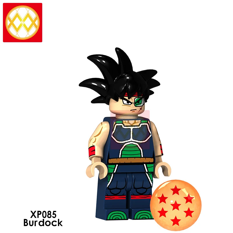 XP085 Burdock Dragon Ball Z строительные блоки Гоку Вегета Мастер Роши криллин стволы супер Saiyans Аниме Коллекция игрушек для детей Подарки - Цвет: XP085 Burdock
