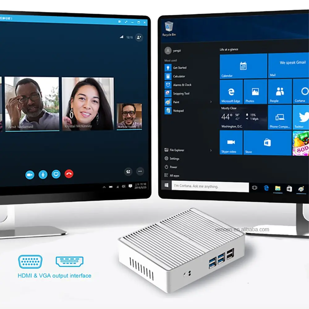Самый дешевый Core i7 Мини ПК 5650U 5550U Celeron 2955U Minipc Windows 10 i3 7167U i5 7267U 4K выход микро