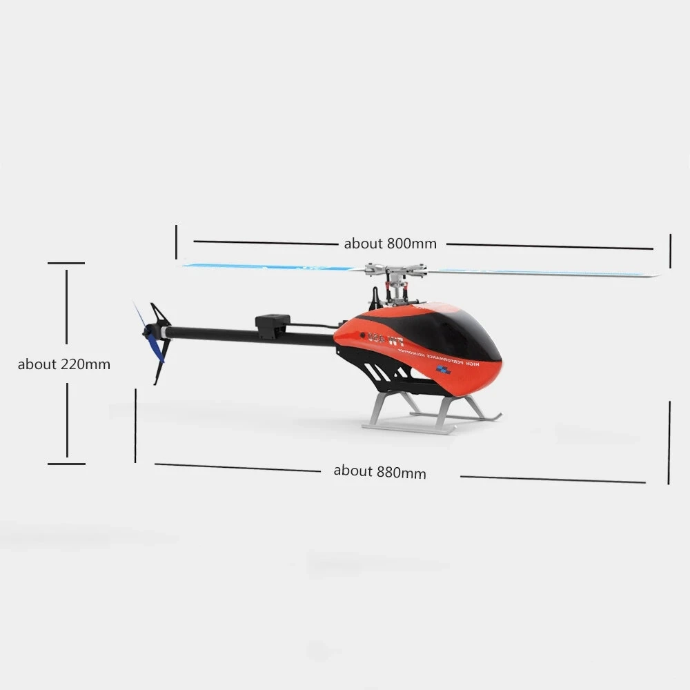 Вертолет с дистанционным управлением FW450 V2 Version 3D RTF 6CH FW450L 2 4 ГГц|Радиоуправляемые