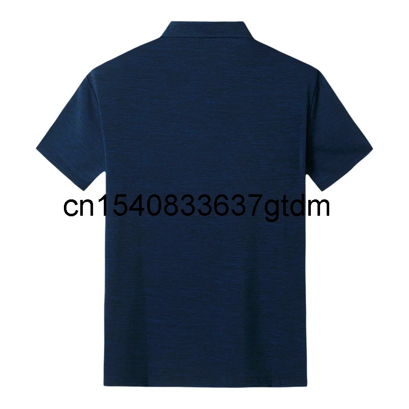 

Summer 2021 new men's fattening plus size Lapel short sleeve t-shirt men's fat thin quick drying short sleeve