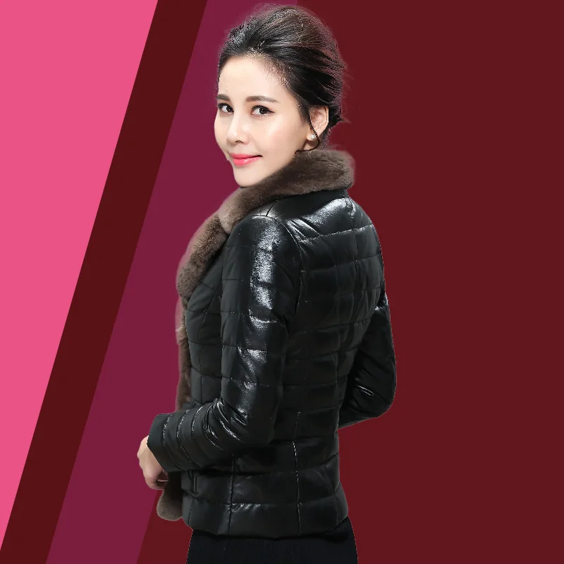 Куртка Tcyeek из натуральной кожи Женское пальто овчины зимняя верхняя одежда с