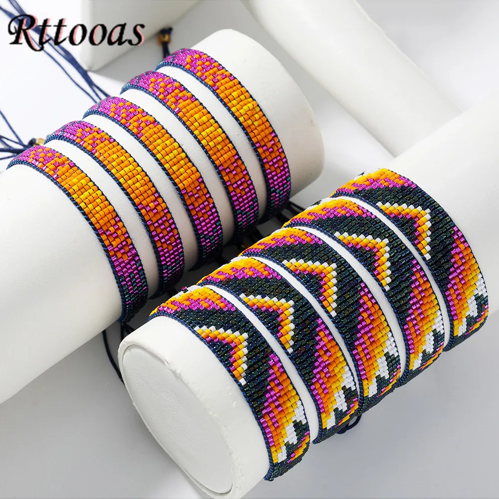 

Rttooas Handmade Miyuki Bracelets Pulseras Mujer Moda 2020 For Women Fashion Beaded Bracelet Female Jewelry Armband