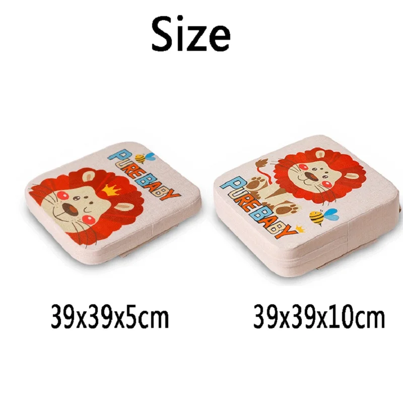 Baby Portable Booster Seat Children Soft Leather Cushion Pad Safety Chair Cover Kid Dining |