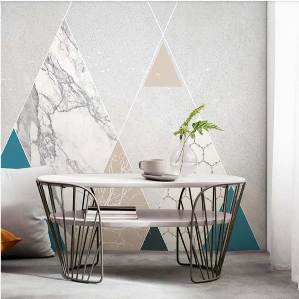 Фотообои Milofy с абстрактным геометрическим треугольником на заказ |