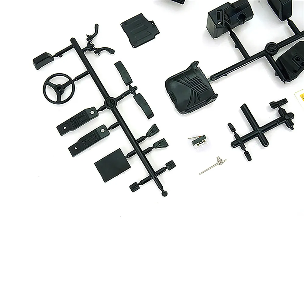 чання wnętrza centralnego zestawu siedzeń kabiny do koparki 1/14 pojazd inżynieryjny akcesoria samochodowe RC