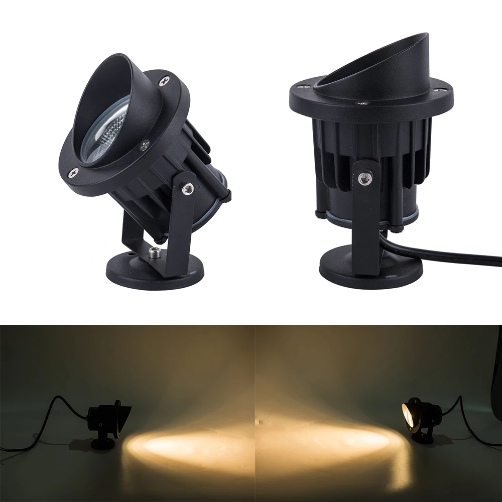 

High Lumen 5W Led Spotlight IP65 Waterproof Led Lamp for Garden Square Yard Lawn Outdoor Lighting