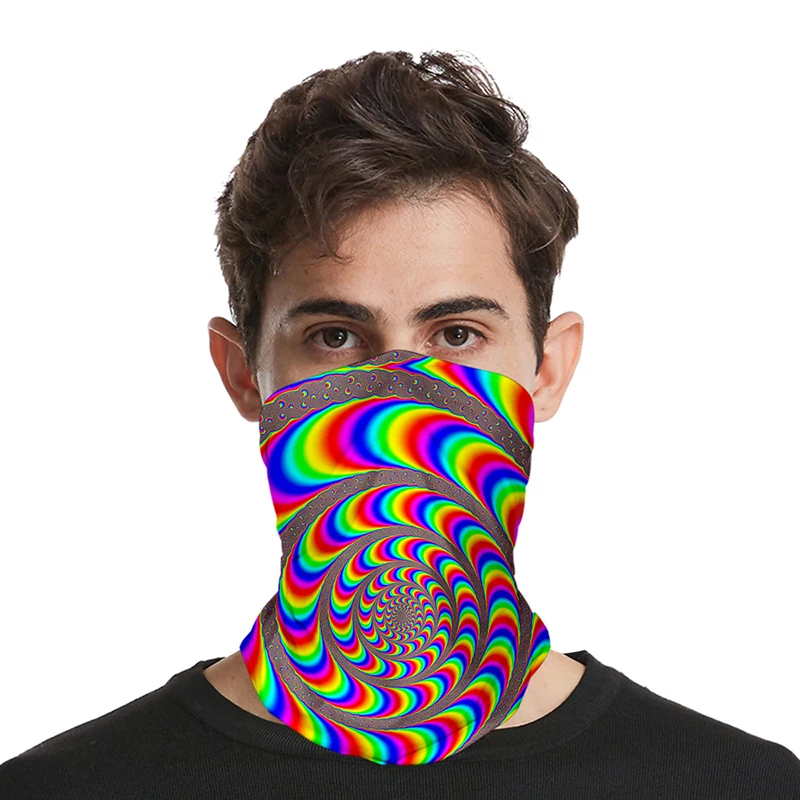 

Tie Dye Colorful Fashion Sports 3D Seamless Face Mask Motorbike Headwear Magic Scarf Outdoor Cycling Fishing Ski Hiking Bandanas