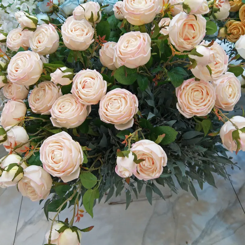 

3heads/branch Roses Imitation Roses Silk Decoration Table Flower Living Room Flower Fall Decor Flowers Artificial