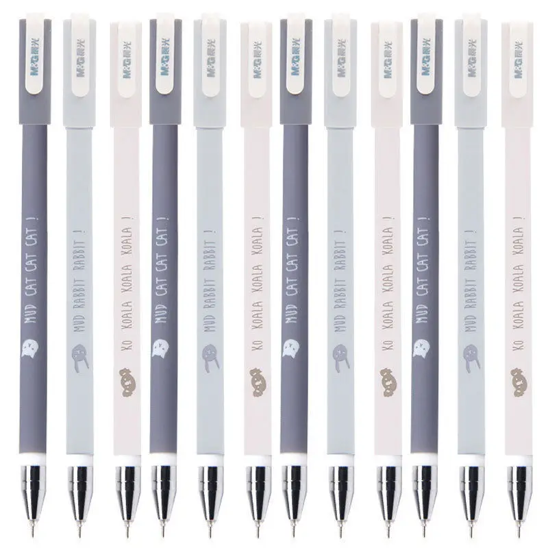 

【Factory Alliance Outlet Store】3pcs Cute pet gel pen students Girl Gift Student Stationery School Writing Office Supplies