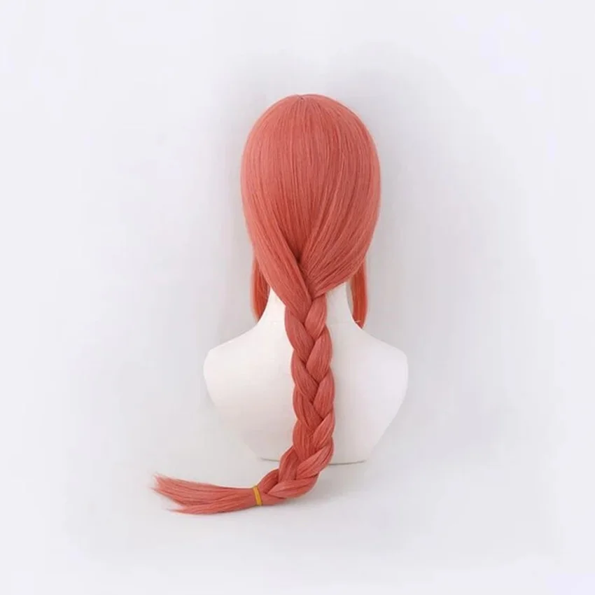 

Takerlama Anime Chainsaw Man Makima Cosplay Wigs Long Bangs Ponytail Braids Hair Party Costume Role Play Woman Wig