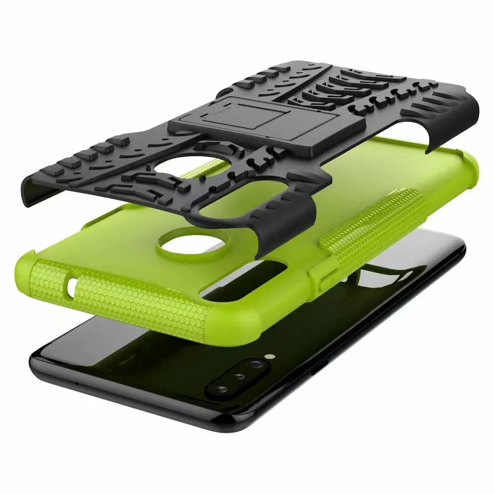 

For Samsung Galaxy A20S Rugged Case for Samsung A20S A 20 S 2019 Armored Hybrid Silicon Bumper Shockproof Hard Phone Case