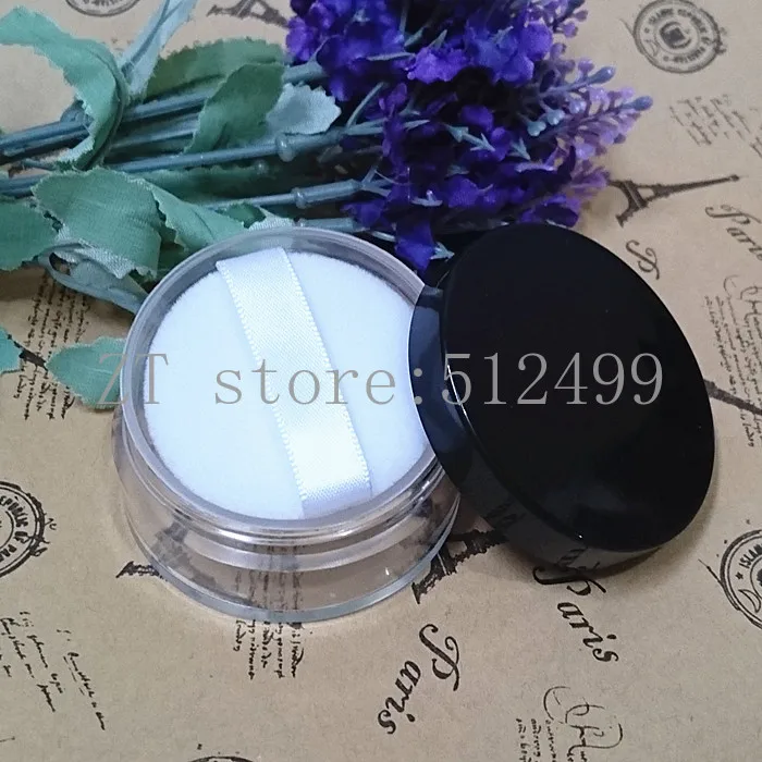 

Black Loose Powder Compact 8-10g Travell Full Black Empty Plastic Cosmetic Jar Small Sample Makeup Sub-bottling nail powder case