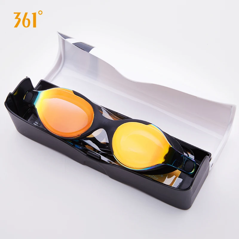 361 Professional Swimming Goggles Pool Anti Fog Tinted Glasses Sun Protection Silicone Swim Goggle Adult Waterproof | Спорт и