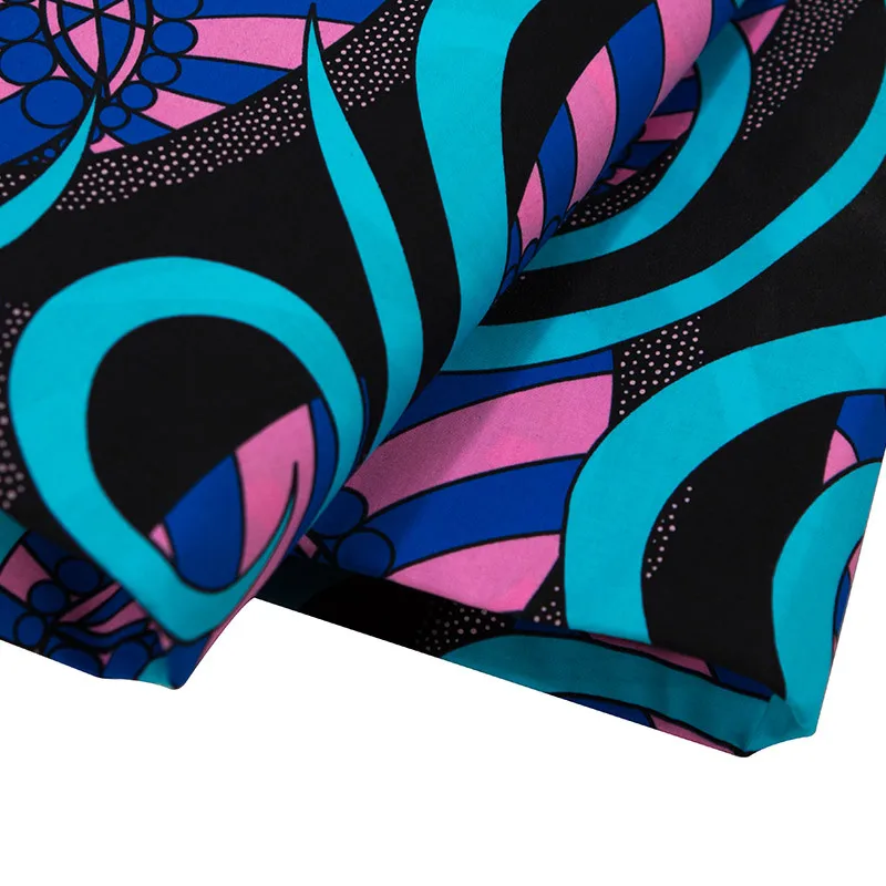 Африканская ткань 2019 последнее поступление 100% хлопок красочный принт настоящий