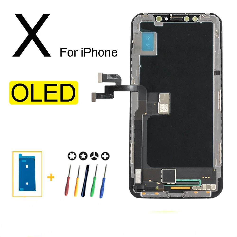 

ЖК-дисплей для iPhone X, XR, 7 Plus, XS Max, XS, 11, OLED, LCD