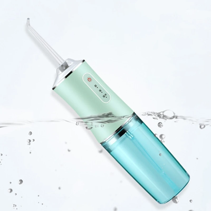 

240ml Portable Oral Irrigator Cordless Electric Water Flosser Waterproof USB Rechargeable Teeth Cleaner Dental Flusher