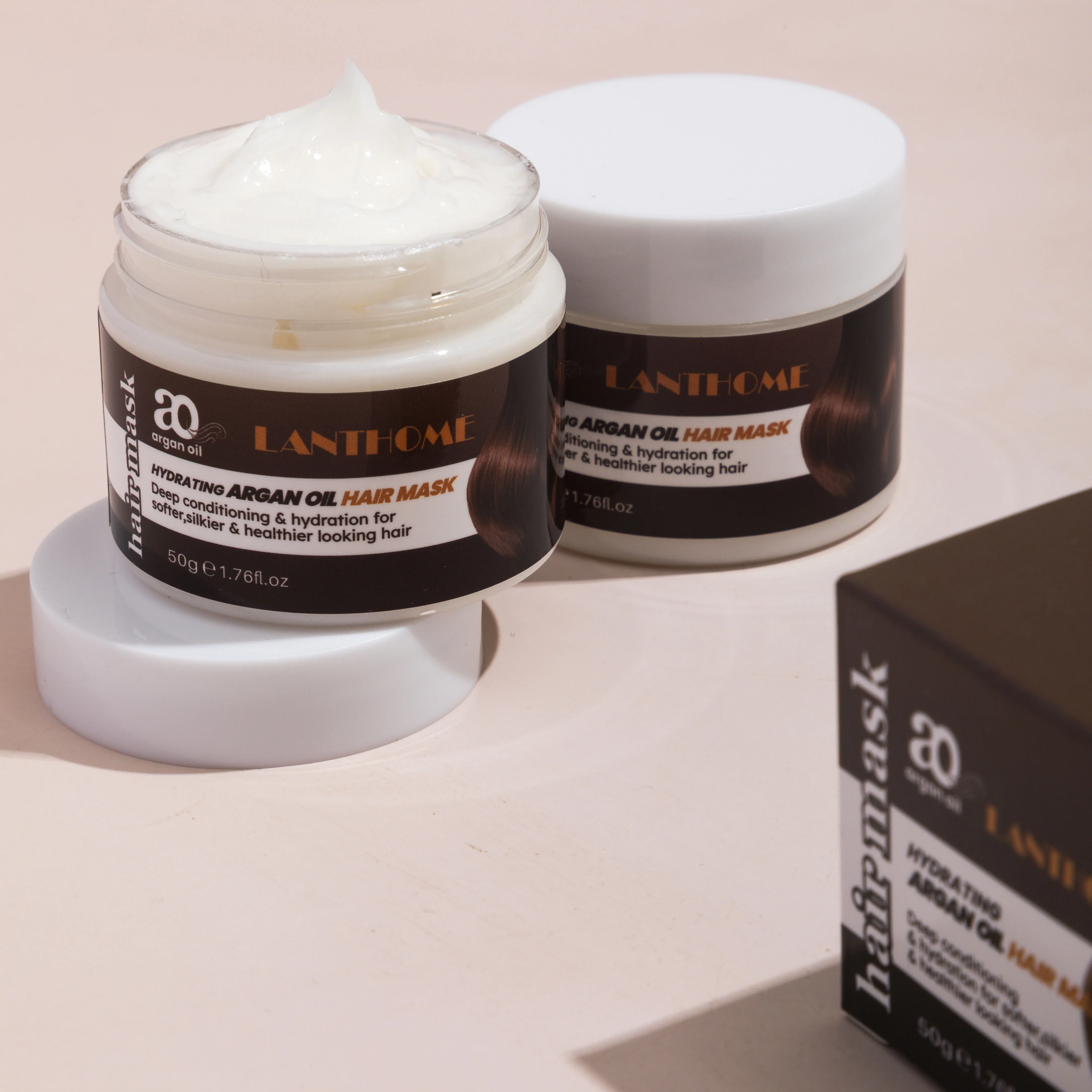 Увлажняющая маска для волос Firstsun с аргановым маслом восстанавливает